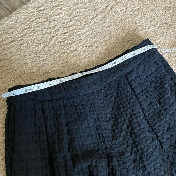 ZIMMERMANN BLACK LINED EYELET WIDE LEG PANT SIZE 1 (US SIZE 6) - Picture 5 of 9